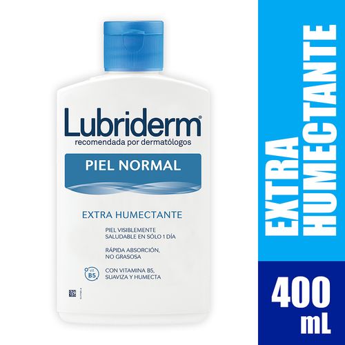 Crema Corporal Lubriderm Piel Normal, Extra Humectante - 400 ml