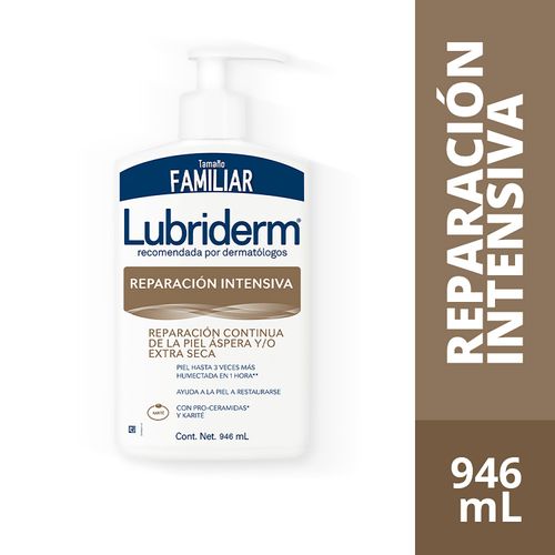 Crema Corporal Lubriderm Reparación Intensiva, Piel Áspera O Extra Seca - 946 ml