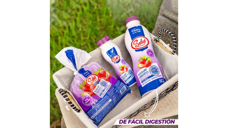 Comprar Yogurt líqudo Salud, deslactosado sabor fresa -200 ml