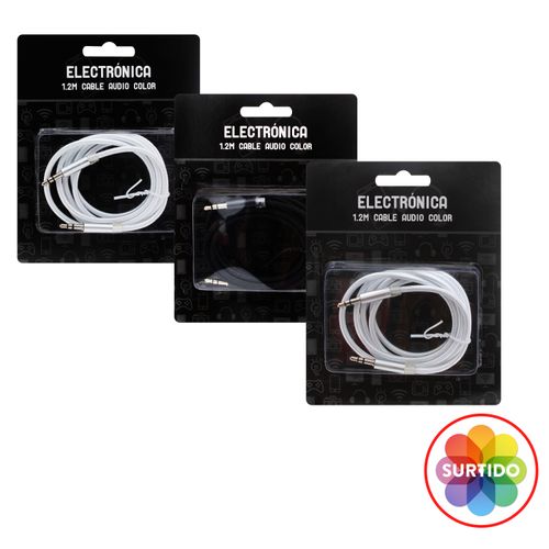 Cable de audio Electrónica tipo tela -1.2m