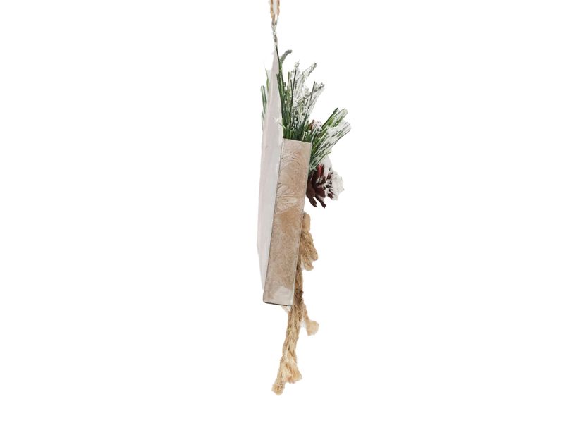 Adorno-Marca-Holiday-Time-Para-rbol-De-Navidad-Farol-Con-Sobre-3-26202