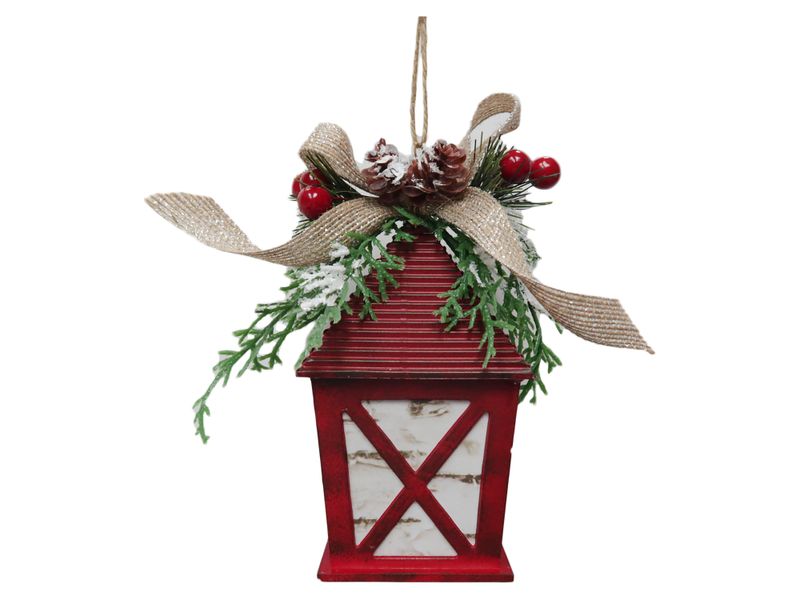 Adorno-Marca-Holiday-Time-Para-rbol-De-Navidad-Farol-Con-Sobre-5-26202