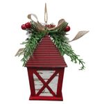 Adorno-Marca-Holiday-Time-Para-rbol-De-Navidad-Farol-Con-Sobre-7-26202