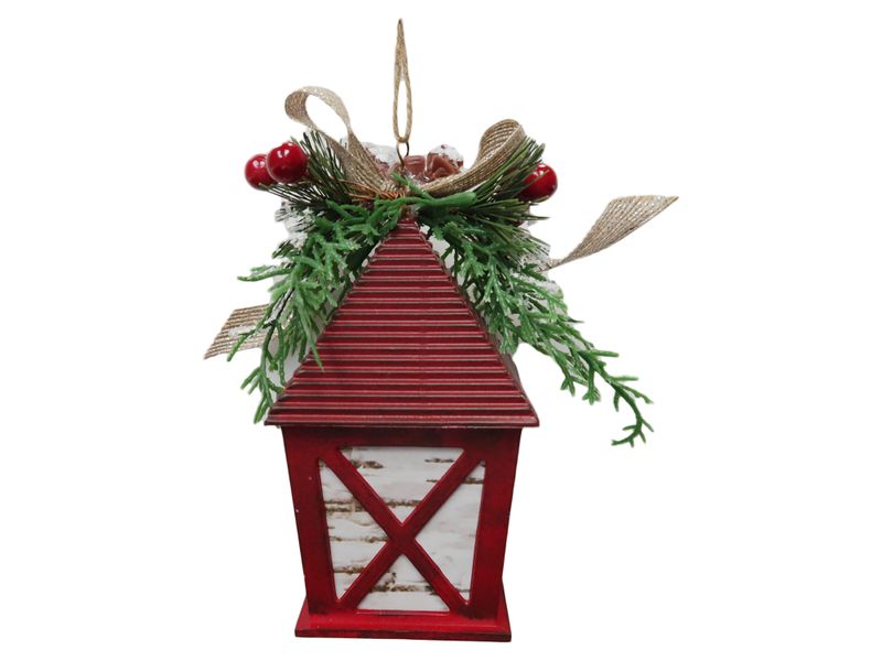 Adorno-Marca-Holiday-Time-Para-rbol-De-Navidad-Farol-Con-Sobre-7-26202