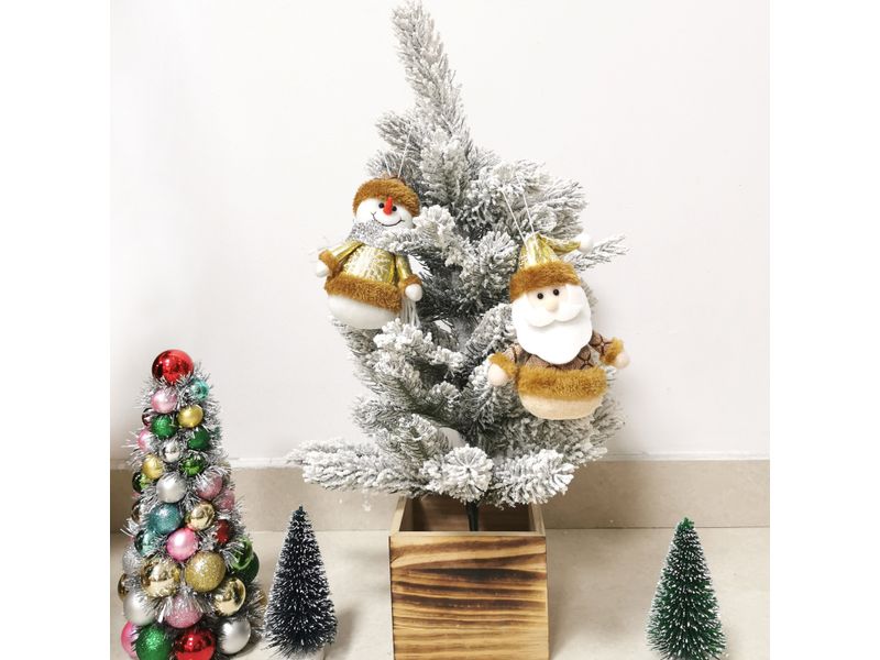 Adorno-Para-Arbol-Holiday-Time-Tela-Color-Dorada-6-plg-5-35983