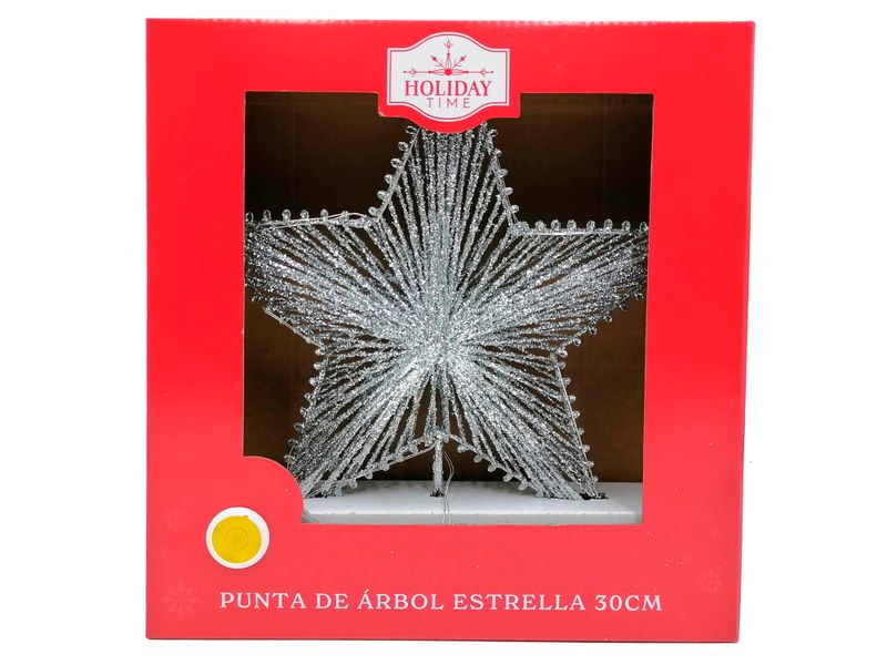 Punta-para-rbol-marca-Holiday-Time-clip-con-forma-de-estrella-30cm-2-39625