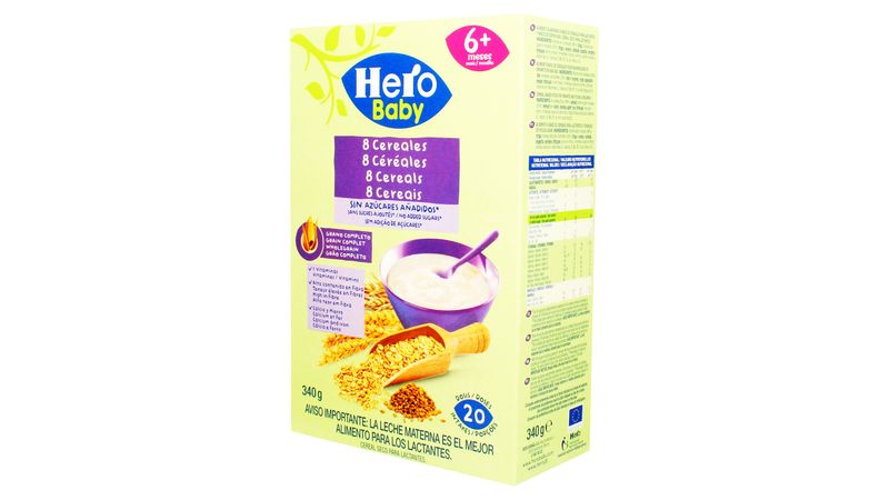 Hero 8 Cereales 340g ¡Envío 24h!
