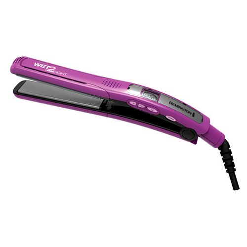 Plancha alisadora Remington Wet2Straight para cabello húmedo o seco, S7901P