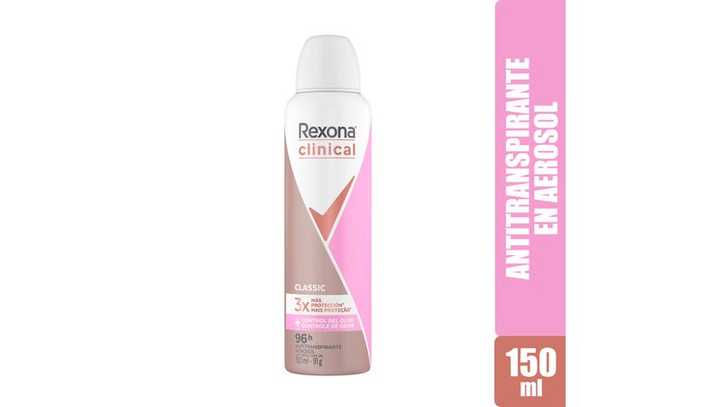 Comprar Desodorante Rexona Clinical Dama Expert Classic Aerosol - 150ml