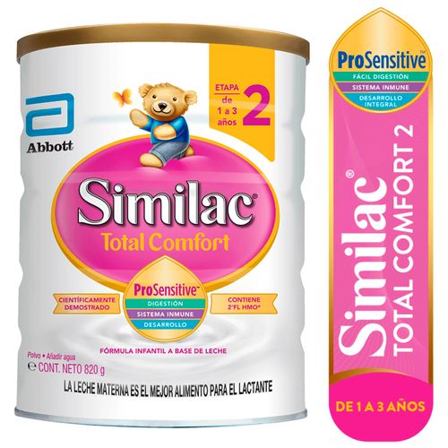 Fórmula Infantil Similac® Total Comfort 2 ProSensitive , 1 A 3 Años - 820 g