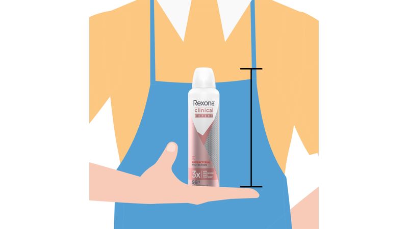 Comprar Desodorante Rexona Clinical Dama Expert Antibacterial Aerosol -  150ml