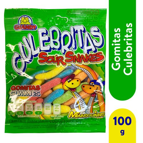 Gomitas Marca Guandy Culebritas - 100 g