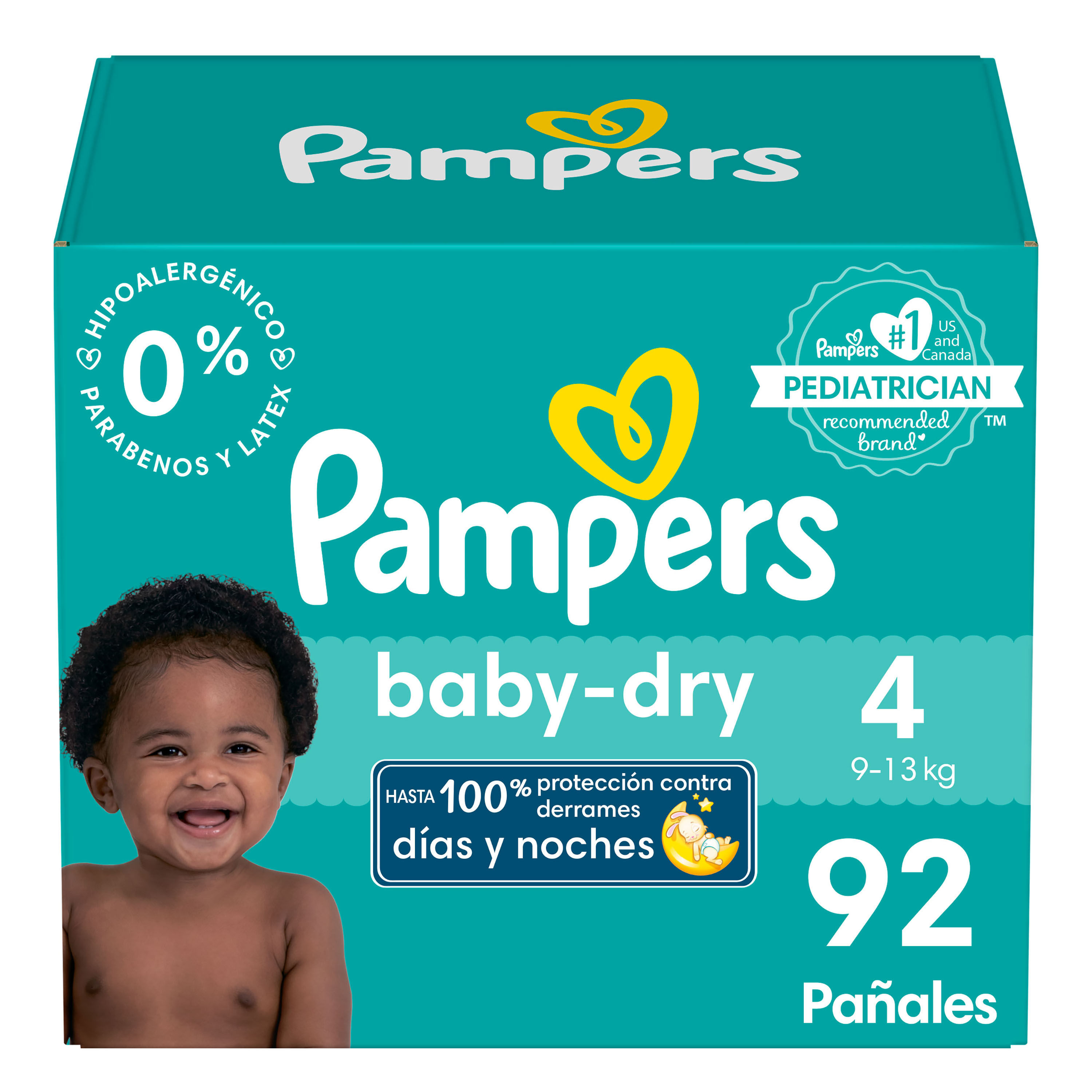 Pañales Pampers 36 Talla 4 (9-14 kg)
