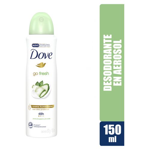 Desodorante Dove Pepino Y Té Verde Aerosol - 150 ml