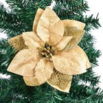 Flor-De-Navidad-Holiday-Time-Color-Roja-O-Dorada-Con-Clip-6-35870