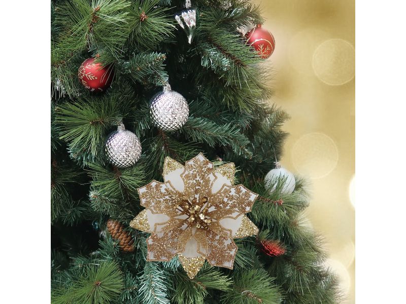 Flor-navide-a-marca-Holiday-Time-decorativa-con-clip-14cm-7-38466