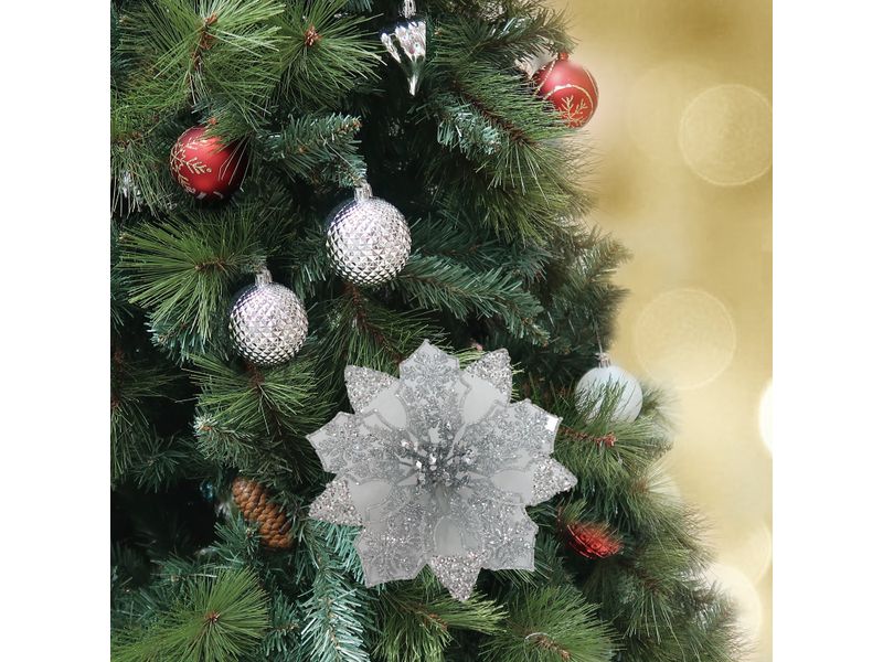 Flor-navide-a-marca-Holiday-Time-decorativa-con-clip-14cm-8-38466