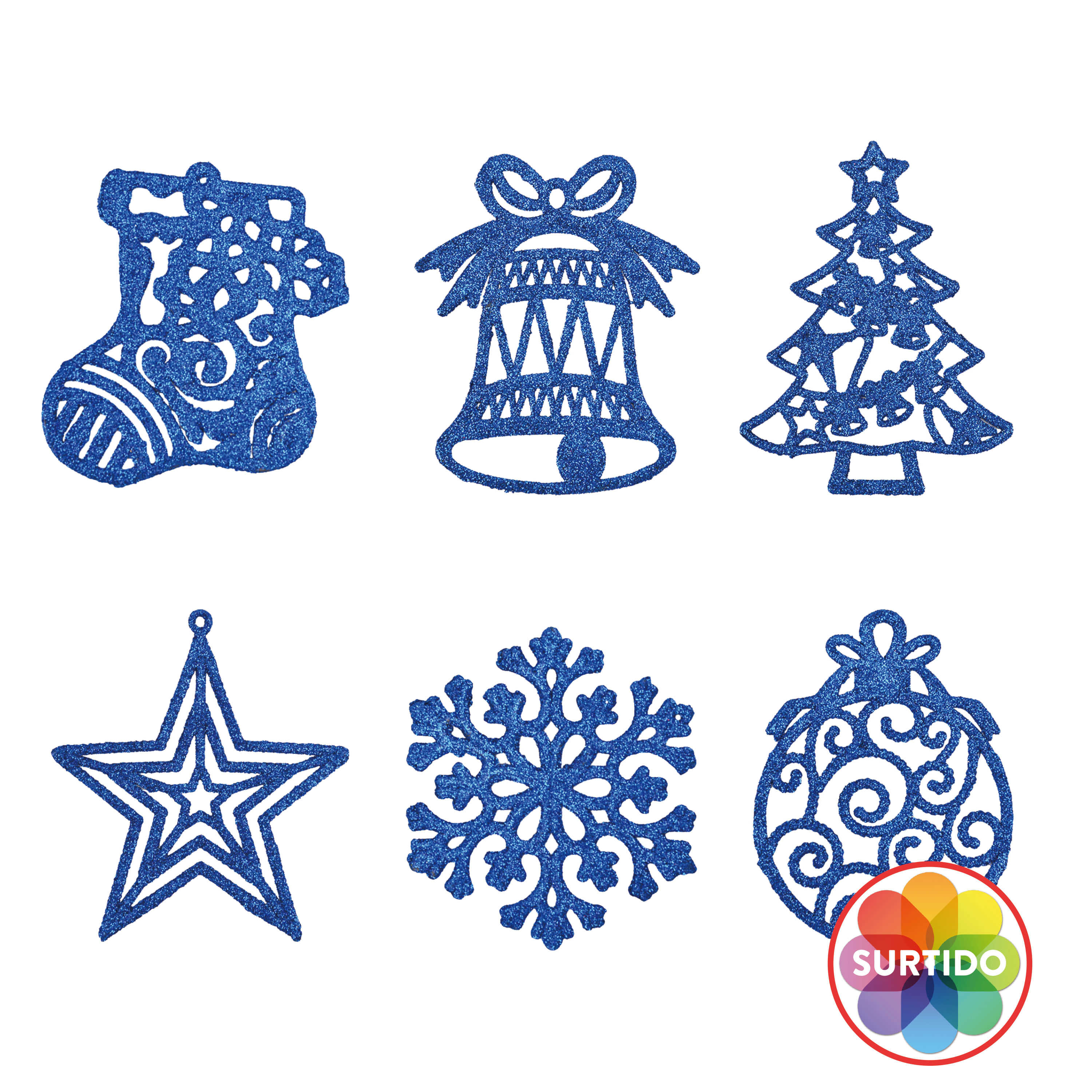 Adorno-Para-Arbol-Holiday-Time-Plano-Color-Azul-Con-Glitter-Set-De-6-Unidades-1-35866
