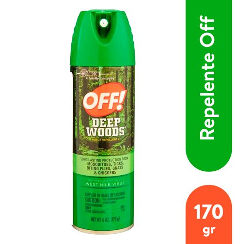 Repelente OFF! Extra Protección De Insectos En Aerosol - 6 oz