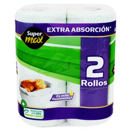 Comprar Toalla Cocina Supermax Premium 90H 6 Rollos