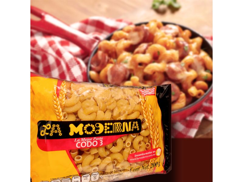 Pasta-La-Moderna-Codo-N3-200Gr-5-6387