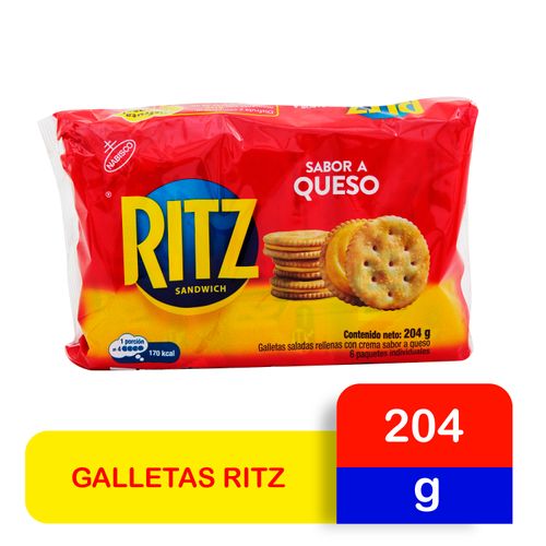 Galleta Nabisco Ritz Queso - 204 g