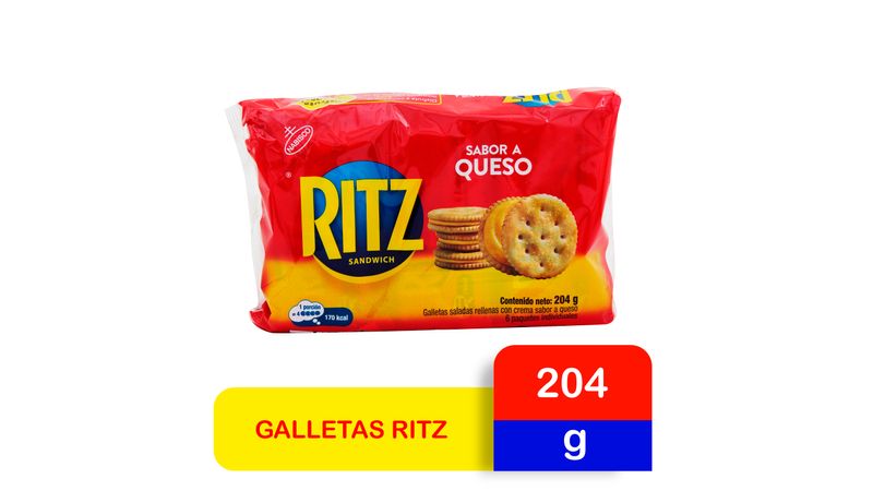 Galletas Saladas Ritz Original paquete 6 Unidades 120 g