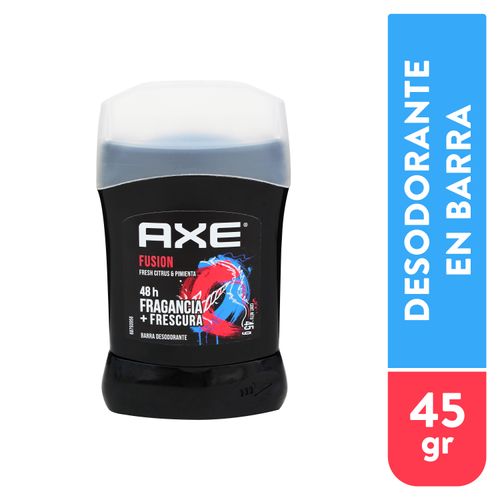 Desodorante Axe Fusion En Barra Fresh Citrus Y Pimienta - 45 g