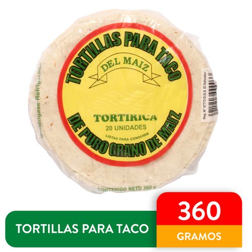 Tortilla Tortirica Blanca 20 Ea