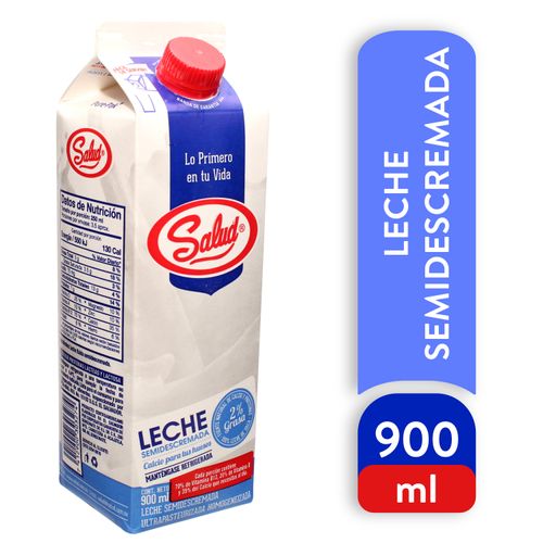 Leche Salud Semidescremada Carton 900 ml