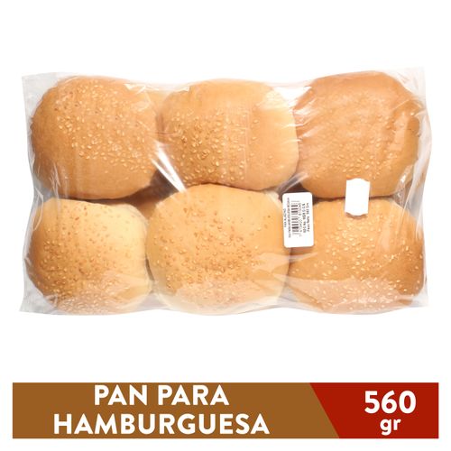 Pan Para Hamburguesa Aladino - 560 g