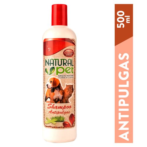 Shamp Natural Pet Antipulgas 500 ml