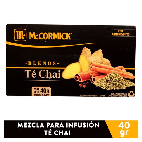 Caja de té de manzanilla McCormick 24P/50S – MayoreoTotal
