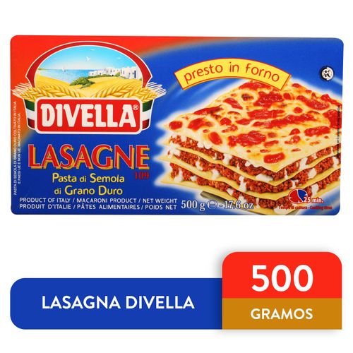 Pasta Tipo Lasagne Divella - 500 g