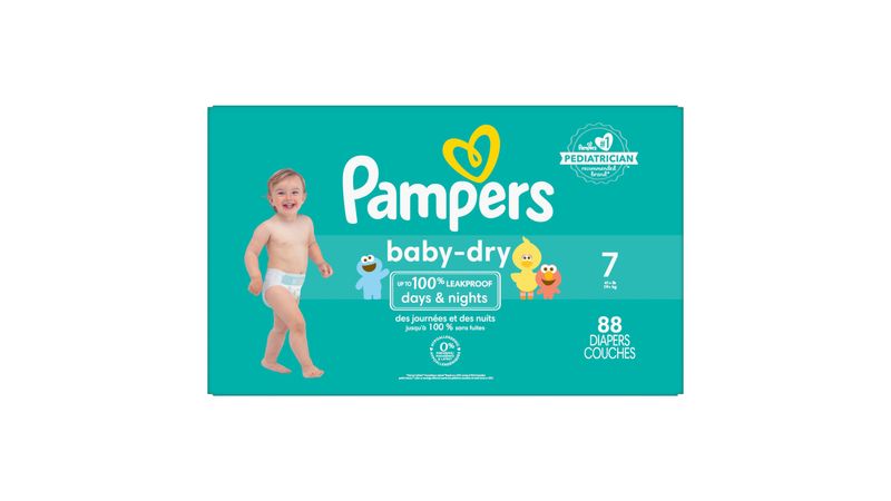 Pampers Pañales Baby Dry Talla 7 - oh feliz Tienda Online España