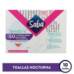 Toallas-Sanitarias-Saba-Sensiti-V-Ultradelgada-Nocturna-Flujo-S-per-Abundante-Con-Alas-50Uds-1-35274