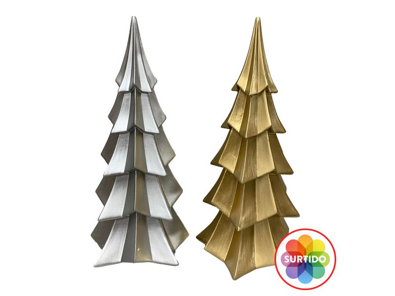 Adorno-rbol-Holiday-Time-color-plata-o-dorado-26cm-1-38697