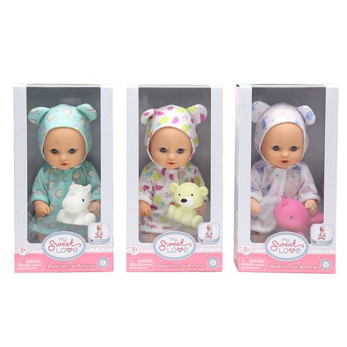 Bebe My Sweet Love  Con Bata Listo Para Baño