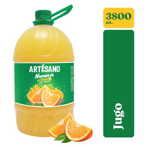 Bebida Artesano Con Pulpa Sabor Naranja, 100% Natural - 3800 ml