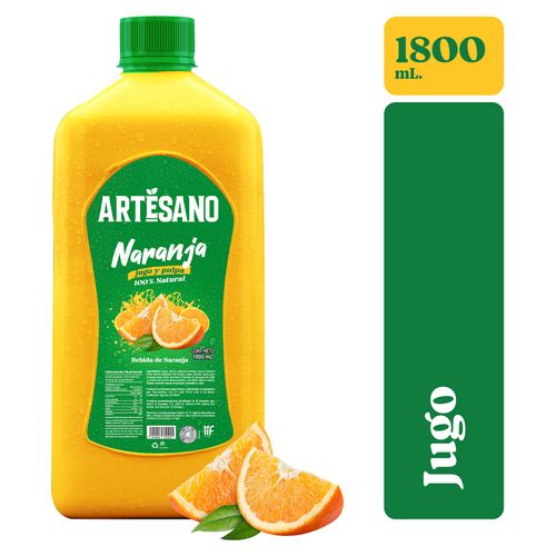 Bebida Artesano Sabor Naranja, 100% Natural - 1800 ml