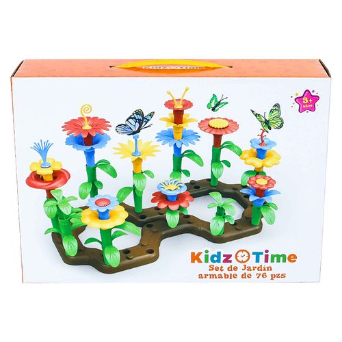 Blocks Kidz Time Jardin Y Flores Piezas