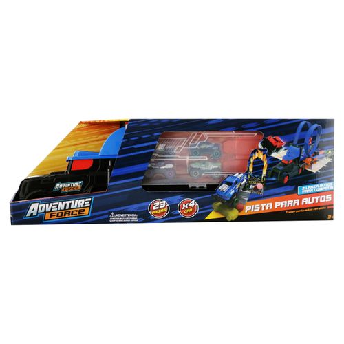 Trailer Adventure Force porta autos con pista. Modelo: WB1111