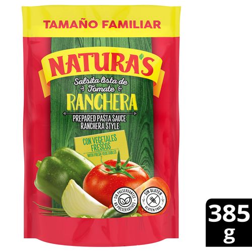 Salsa de Tomate Naturas Ranchera - 385 g