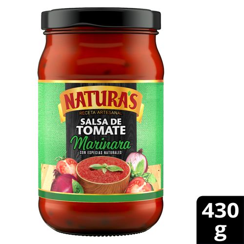 Salsa Naturas De Tomate Marinara 4 30 g