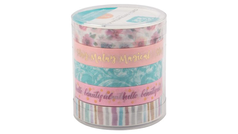 Cinta adhesiva decorativa washi tape stripes - Papelería y regalos – El  Gurú del Papel