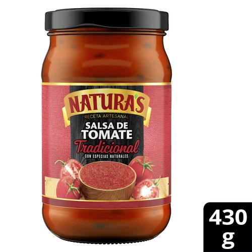 Salsa Artesanal De Tomate Naturas Tradicional 4 30 g