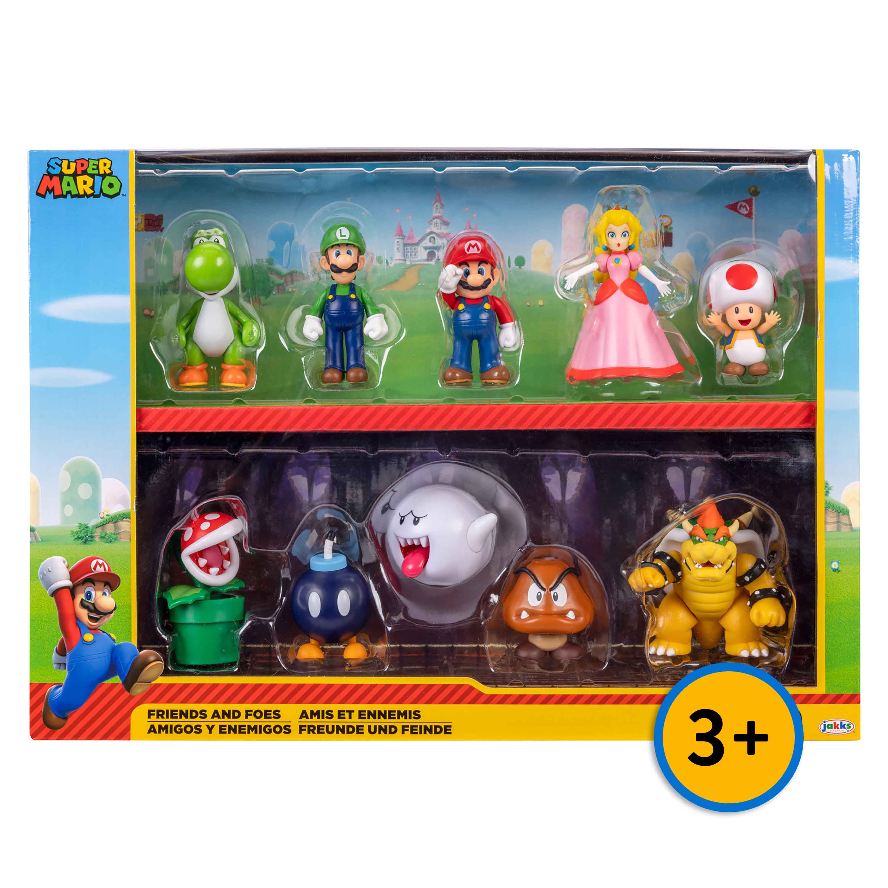  HIDIZ Mario Toys - Figura de acción de Mario Bros - Set de 5  unidades : Juguetes y Juegos