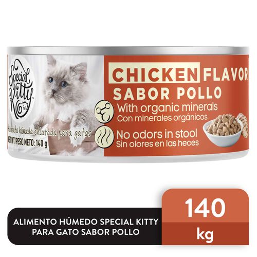 Alimento Humedo Special Kitty Sabor A Pollo - 140 g