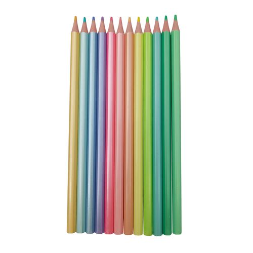 Crayon De Madera-Crayola-12 Colores-Largos-Circulares-1 Unidad