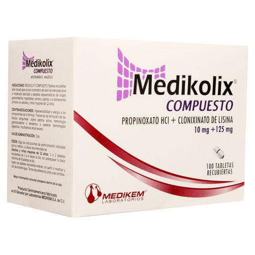 Medikolix Compuesto Marca Medikem - 100 capsulas